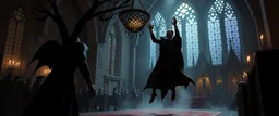 vampire cant jump basket ball duell in church