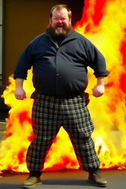 Scottish fat bastard pants on fire