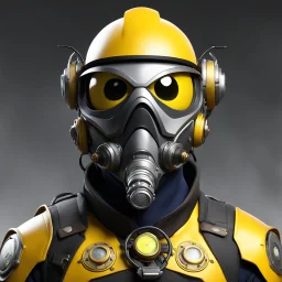 Origin: Zipp didn’t hatch, spawn, or evolve—he simply tuned in one day during a pirate radio broadcast about marmalade on frequency 47.66 Hz. Species: Unclassified bio-cosmic anomaly. Occupation: Accidental dimension-hopper, part-time courier, full-time problem. Appearance: Oversized yellow eyes inside a possibly sentient helmet, spiral-laced leather jacket, and gravity-defying hot-pink sneakers that might be smarter than him. Abilities: Erratic teleportation via running too fast, total immun