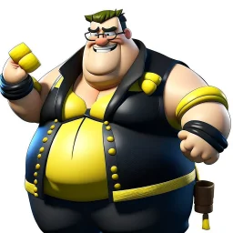 schwarzer peter griffin in fortnite mit banane