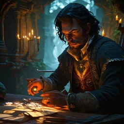 fantasy, realistic, ultra graphics, ue5, portrait, bard
