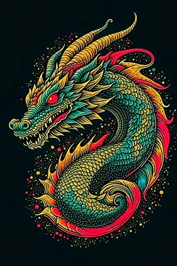 Design dragon t-shirt