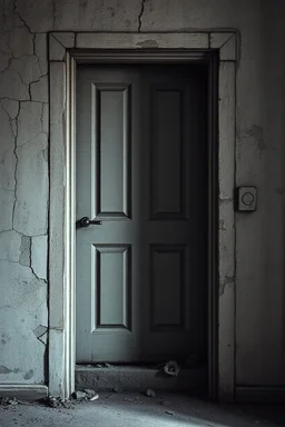 "old paints cracked dirty abandoned door with 2 steps , a black and white 2 years old children , with small poppy, , insanely detailed octane render trending on artstation, 8k artistic photography, photorealistic concept art, soft natural volumetric cinematic perfect light, chiaroscuro, award-winning photograph, masterpiece, oil on canvas, Raphael, Caravaggio, Greg Rutkowski, people, beksinski, Giger