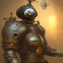 fantasy art steam punk war machine