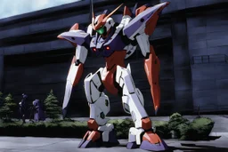 Still frame of Eva Unit-01 from the live-action Neon Genesis Evangelion movie.
