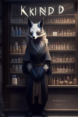kindred as a shop attendent
