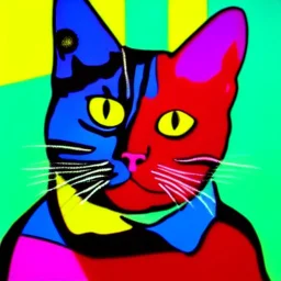 Pop art cats