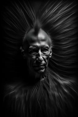 Hyper Realistic Aerial Grungy Dark-Grey Brush strokes on a dark rustic background with charcoals