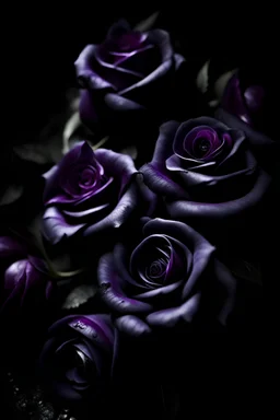 valentine's day, perfect, purple velvet roses, beautiful, love, dark, darkness, chthonic