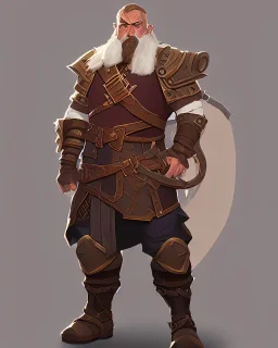 d&d character, dwarf, male, paladin, armor