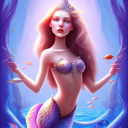 Beautiful princess mermaid