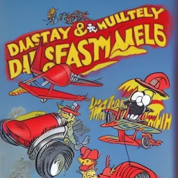 Dastardly and Muttley in their Flying Machines by Dr Seuss