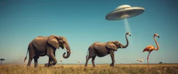 this stupid ufo aint real, it was created with some hoaxster with some serious self esteem problems, but its sucking in elephants and flamingos by their ears