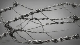 Hyper Realistic Barbed Wires