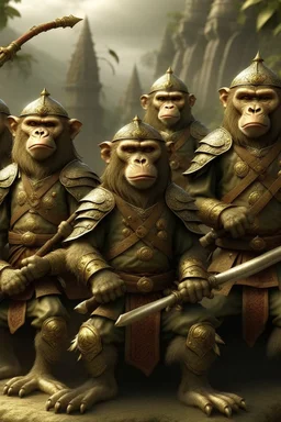 monkey army fantasy medival