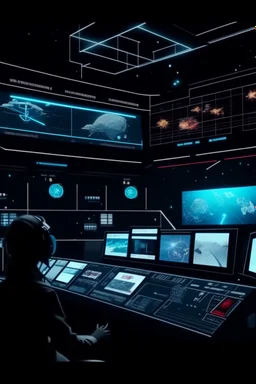 a futuristic stock exchange set in outer space, Traders navigate their spaceships through asteroid-like market trends, buying and selling stocks that are represented by constellations, 8k, realistic and detailed