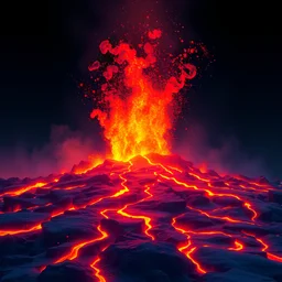 colorful lava background