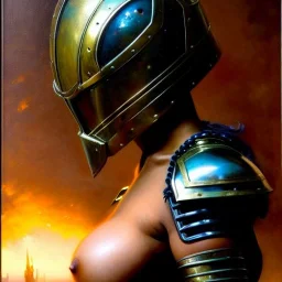 portrait ' Sexy Extra busty She-Hulk naked ',ancient metal armor and Helmet ,painting by gaston bussiere, greg rutkowski, yoji shinkawa, yoshitaka amano, tsutomu nihei, donato giancola, tim hildebrandt, oil on canvas, cinematic composition, extreme detail,fit full head inside picture,16k