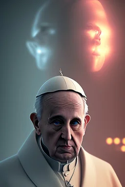 the pope as a kickboxer, volumetric fog, 4k, trending art, depth of field, radiosity