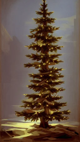 christmas tree by poussin