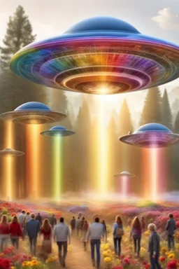 ufos rainbows,beautifuls paysages, fantastic colours, flowers gardens