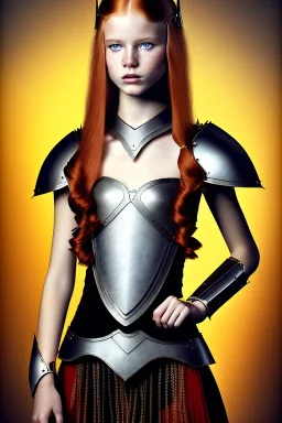 (strikingly beautiful 16 year old charming teen girl:1.2) with (long ginger hair:1.1) and (freckles:1.2) wearing (skimpy leather fantasy armour with halter top and thong:1.3) and (medium cleavage:1.2), tracing, ambient light, highres, (hyperrealistic:1.2), (perfect face:1.1) intricate (high detail:1.1) body, beautiful detailed eyes, plump lips, fantasy theme, Model hash: ddc3021b