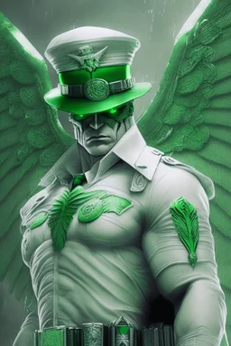 green and white nephilim watcher super cop