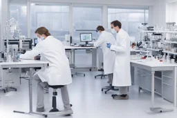 علماء يعملون في المختبرات