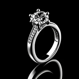 solitaire ring with round diamond