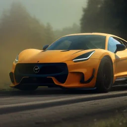 photo of a ultra realistic modified sport car,vingly, sunny, springs, cinematic lighting, studio lighting, 4k, hyper realistic, focused, landscape, extreme details, unreal engine 5, cinematic, masterpiece