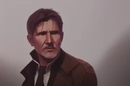 Portrait of Harrison Ford by Jake Bartok