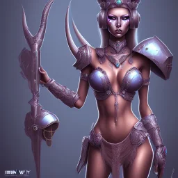 Sexy alien princess warrior