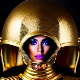 Ultra detailed fullbody Portrait in oil on canvas of beautiful busty Yasmin Saint seya escorpion gold armor with helmet, extremely detailed digital painting, extremely detailed face,crystal clear Big Glowing eyes, mystical colors ,perfectly centered image, perfect composition, rim light, beautiful lighting, 8k, stunning scene, raytracing, anatomically correct, in the style of robert e howard and Ken Kelley and Ohrai Noriyoshi and Simon Bisley and tomzj1