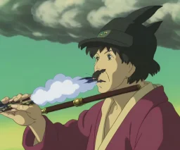 cat wizard smoking a pipe, war propaganda, stern