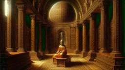 art by Gentile Bellini, senary, omnidimensional, global illumination