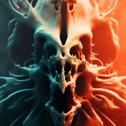 Fluid ink bloody creature, unreal engine 5, 8k resolution, photorealistic, ultra detailed