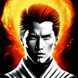 "Ichigo Kurosaki, Large Scale Head and Shoulders Portrait, 8K Resolution Portrait by Tite Kubo, pinterest, anime style."