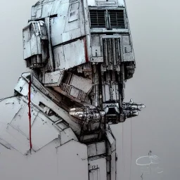 photorealistic at-at pilot helmet with weathered painting , illustration on coarse canvas by <agnes cecile> and <Yoji Shinkawa>, ornate and intricate details , soft smooth lighting, ultra detailed concept art,