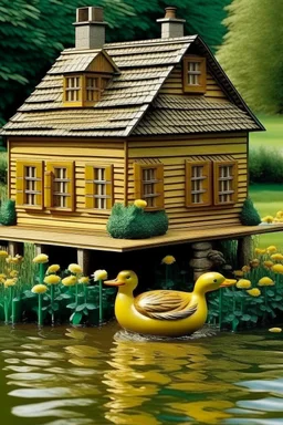 duck themed house