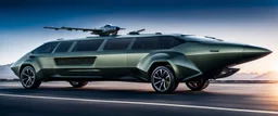 a military fighter jet station wagon hybrid designed by volkswagen Guilloché