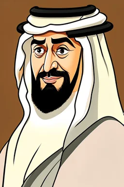 Mohammed bin Salman bin Abdulaziz Al Saud Saudi Prime Minister cartoon 2d