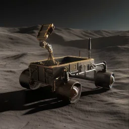 Lunar rover with claw