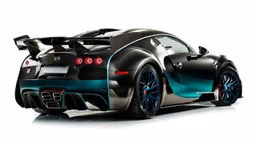 Mansory Bugatti Veyron, rear view, desktop wallpaper, 4K, Cinematic