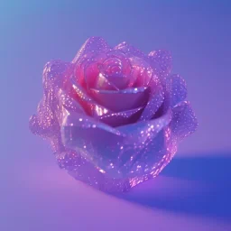 transparent crystal rose, crystallized, cinema lighting, cinema 4d, octane render, 3d render, incrate detailed