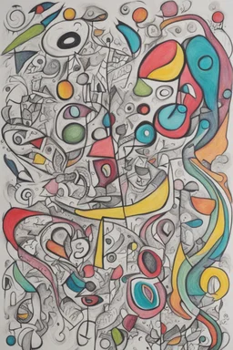 Abstract drawing about life