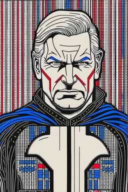 punisher sku;; julian assange in the style of Hiroshi Nagai