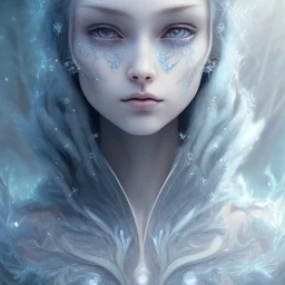 karlan, icy blue, anime, altered human,tears, crying, sad, fae, majestic, ominous, ice, plants, wildflower, facepaint, dnd character portrait, intricate, oil on canvas, masterpiece, expert, insanely detailed, 4k resolution, retroanime style, cute big circular reflective eyes, cinematic smooth, intricate detail , soft smooth lighting, soft pastel colors, painted Rena