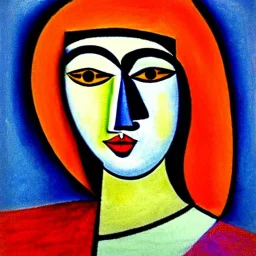 portrait of a woman picasso style