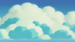 Clouds, bluesky, floating island, magic, panorama