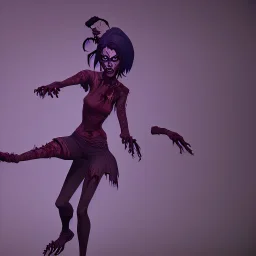 Zombie woman dancer